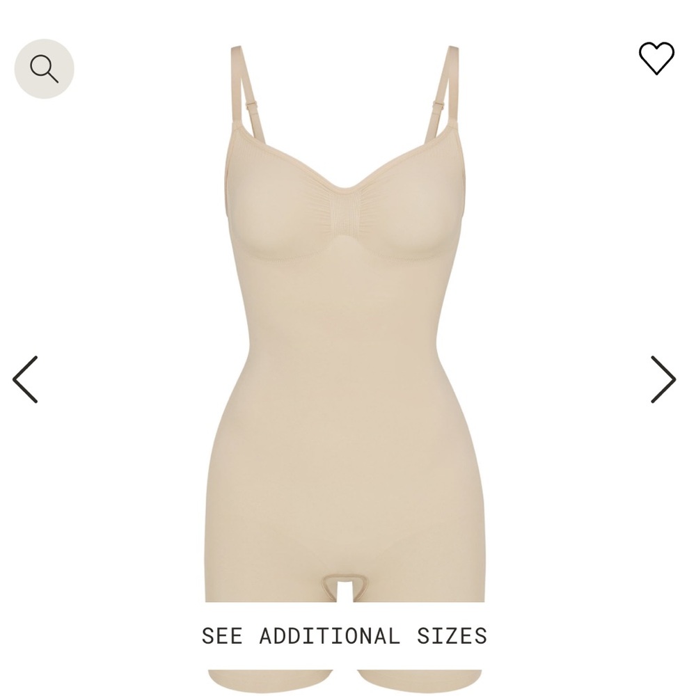 SKIMS Tan Shapewear Bodysuit